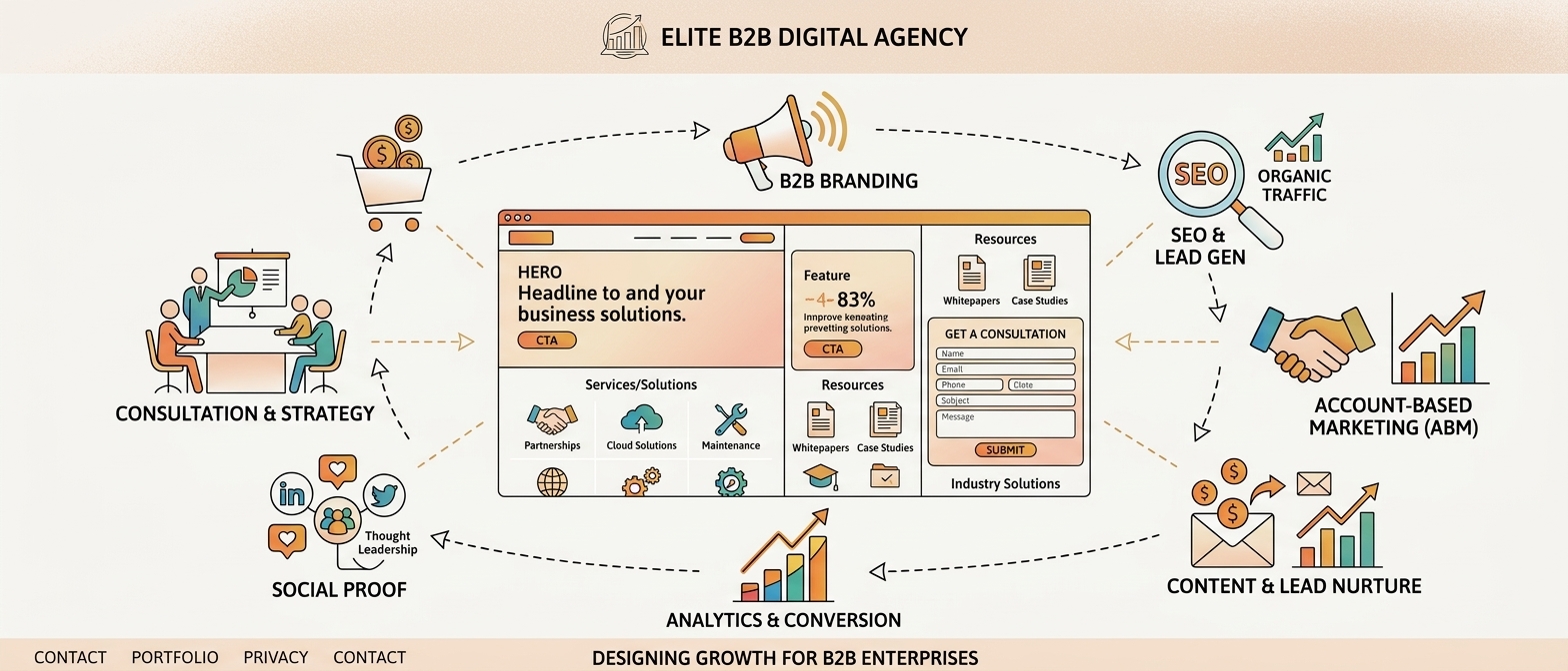 B2B website design agency Australia - credible, lead-generating websites built for complex sales